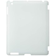 ラバーケース iPad Smart Cover併用タイプ ホワイト 新しいiPad対応 SB-ID03-HCSC/WH