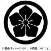 家紋シール 13 丸に桔梗/GD [家紋シール]