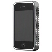 I402B-BL [iPhone4/4S スワロフスキーバンパー ブルー]