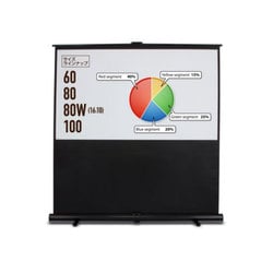 データプロジェクタ用 モバイルスクリーン 80型 16：10 MSC-80W