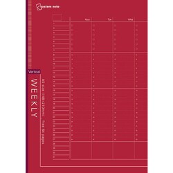ヨドバシ Com レイメイ藤井 Raymay Fujii Nt227 システムノート フリーウィークリースケジュール バーチカル式 A5サイズ 通販 全品無料配達