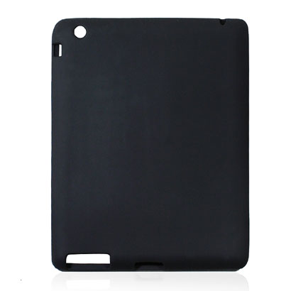 シリコンケース　ブラック 新しいiPad対応 BI-IPAD3SI/BK