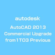 AutoCAD 2013 Commercial Upgrade from1TO3Previous [ライセンスソフト]