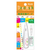 デコレーションテープ デコラッシュR 交換テープ 幅6mm/長さ6m テープ柄:ネコ DC-016-34R