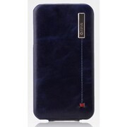 Z424i4S [iPhone4/4S用ケース Masstige Color Point Folder（マステージカラーポイントフォルダー） ロイヤルネイビー]