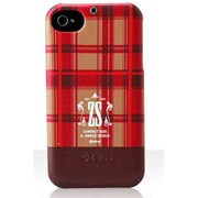 Z430i4S [iPhone4/4S用ケース Check Print Bar（チェックポイントバー） シナモン]