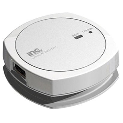 リチウム充電器USB&iDock付き丸型 800mAh AL05M
