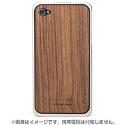 Alloy X Wood Bumper [for iPhone 4/4S - Silver×Teak]