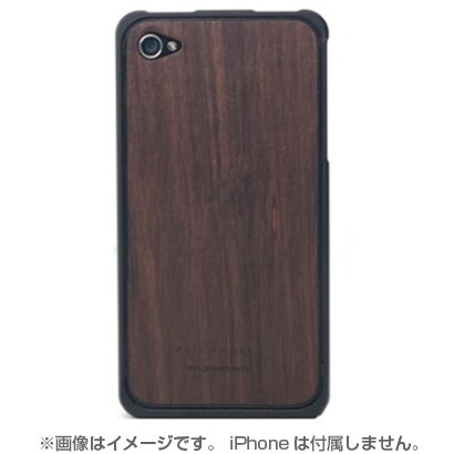 Alloy X Wood Bumper [for iPhone 4/4S - Black×Ebony]