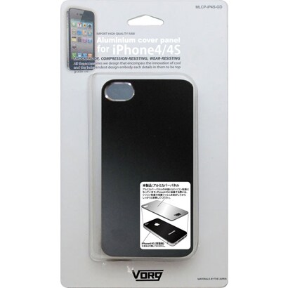 MLCP-iP4S-BK iPhone4S用アルミカバーパネルブラック [iPhone4S用アルミカバーパネル ブラック]