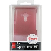 MLC-SO03D-WR XPERIAacroHD用PCケース光沢タイプ [XPERIA acro HD用PCケース 光沢タイプ ワインレッド]