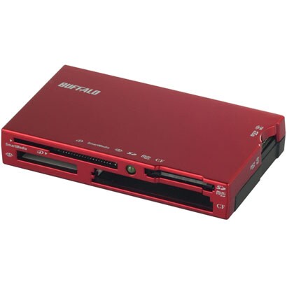 高速カードリーダー/ライター TurboPC EXモデル レッド BSCR08U2RD