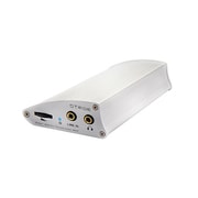 96KHz/24bit USB DAC搭載ポータブルヘッドホンアンプ シルバー/ホワイト ハイレゾ音源対応 STRIDE Portable Headphone Amplifier Silver-White