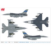 HA3802 [F-16CG Block 42　ナイト・ファルコン “トリプル・ニッケル”]