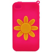 AGC-IP4SF-PK [aglowDESIGN iPhone4/4S用 シリコンフラワーケース ピンク×イエロー]