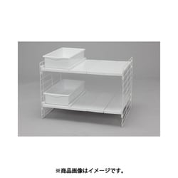 シンク下マルチ伸縮棚 ホワイト UMD-2VWH