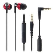 スマートフォン用インナーイヤーヘッドホン ATH-CKM300iS RD