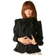 コスプレ Creamdoll ブラウス リボンタイ ブラック [コスプレアイテム]