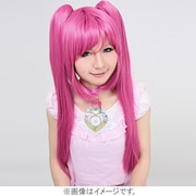 コスプレ 耐熱WIG ヴァーチャルツインテール ネオンピンク [コスプレアイテム]