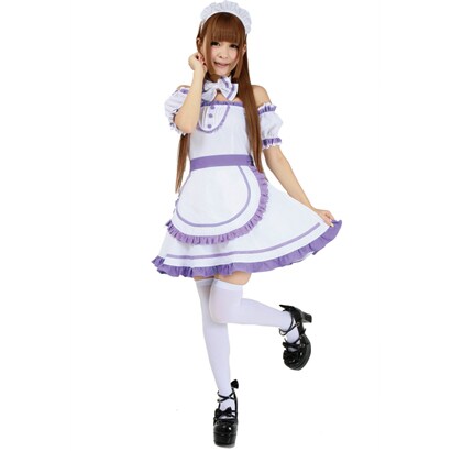 コスプレ Emily セレブレーションメイド ラベンダー L [コスプレアイテム]
