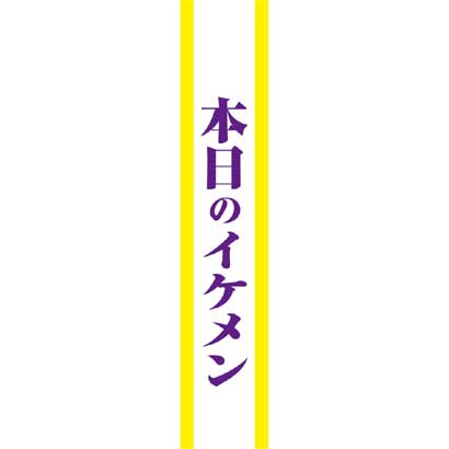 コスプレ 宴会タスキ 本日のイケメン [コスプレアイテム]