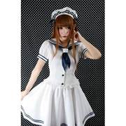 コスプレ セーラーメイド ツーピースタイプ ホワイト Men's [コスプレアイテム]