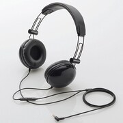 EHP-SMOH100BK [スマートフォン用オーバーヘッドホン 3.5φ4極 マイク有 ステレオ ブラック]