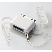 MPA-FSDADWH [Softbank/docomo携帯電話用端子⇔iPhoneDock充電専用コネクタ変換アダプタ 直挿しタイプ ホワイト]