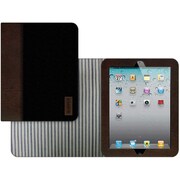Elan Folio for NewiPad2012 Lo Tech Aged PU Black & Chocolate GB03838