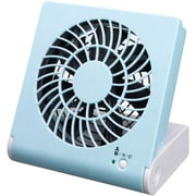 MPM-1081U(BL) コンパクトデスク扇風機 USB付き