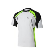 1020522M497 [PALOMAR TEE M/ 497 / WHITE / BRIGHT YELLOW]