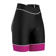 1050329M395 [W`S COMP SHORTS M/ 395 / BLACK / WHITE / PURPLE]