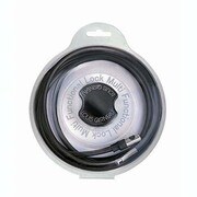 LGS LOCK BLACK(w/SILVER ロゴ)+BLACK ワイヤー 1200mm LK-SI-001