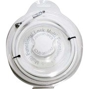 LGS LOCK WHITE+WHITE ワイヤー 1200mm LK-SI-005