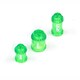 OGK-095 バルブキャップフレンチ CLEARGREEN