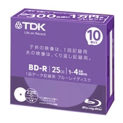 データ用BD-R 25GB 1-4倍速 ワイドプリント仕様 BRD25PWB10UB