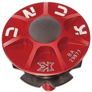 ヘッドセット KCNC SLアヘッドキャップセット 1-1/8 レッド 506302