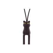FE045-BK [ネコ型ストラップ CatStrap ブラック]