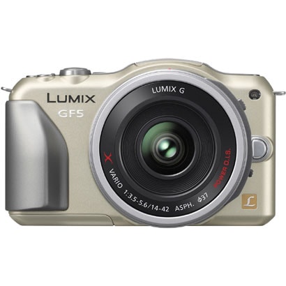 DMC-GF5X-N [電動ズームレンズキット ボディ＋｢14-42/F3.5-5.6｣ シャンパンゴールド]