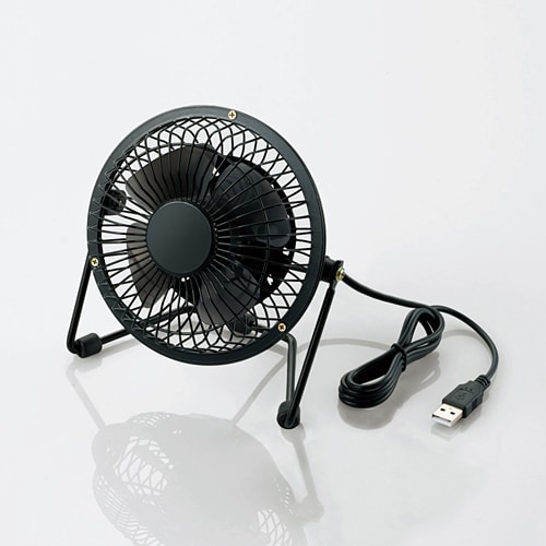 レトロ調スタンド付 ブラック FAN-U18NBK
