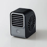 ボックス型 強風 USB ブラック FAN-U20BK