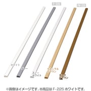壁用モール テープ無し ホワイト F-22S