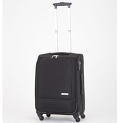PLUS ONE LUGGAGE ノートPC収納バック付属 ソフトキャリー 4輪 51L 3012-58 BLK