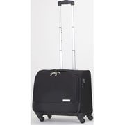 PLUS ONE LUGGAGE ノートPC収納バック付属 ソフトキャリー 4輪 26L 3012-43 BLK