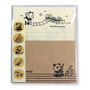 ドゥードゥルパンダ レターセット お絵かき DPL20-01