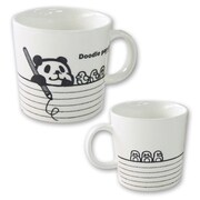 ドゥードゥルパンダマグカップ お絵かき DPM20-01