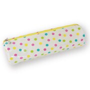ペンケース丸 ドット ホワイト PM26-WH