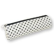 ペンケース丸 ベーシックドット ホワイト PM29-WH