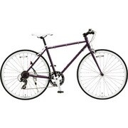 クロモリクロスバイク 外装7段変速 460mm パープル OSSO7007CX2-460