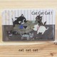 ミニグリーティングカードcatcatcat